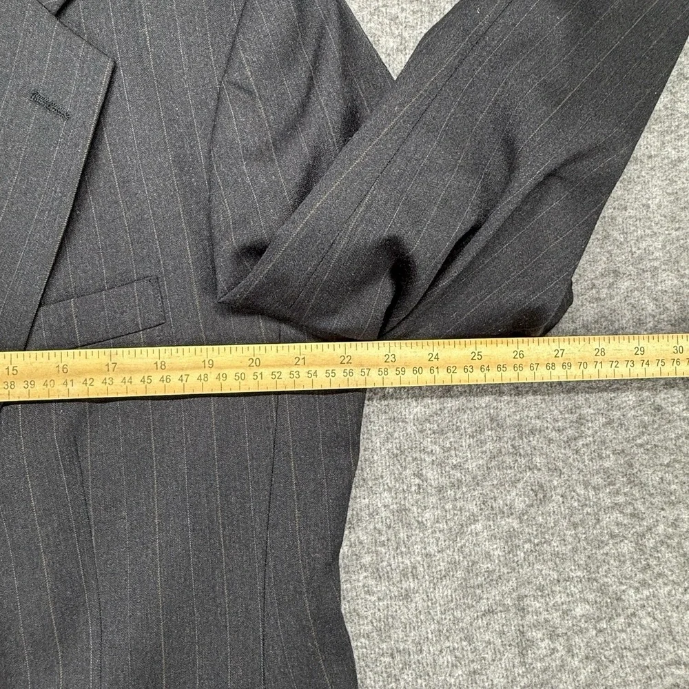 Ralph Lauren Polo University Club Virgin Wool Black Blazer Made In USA, Size 44R